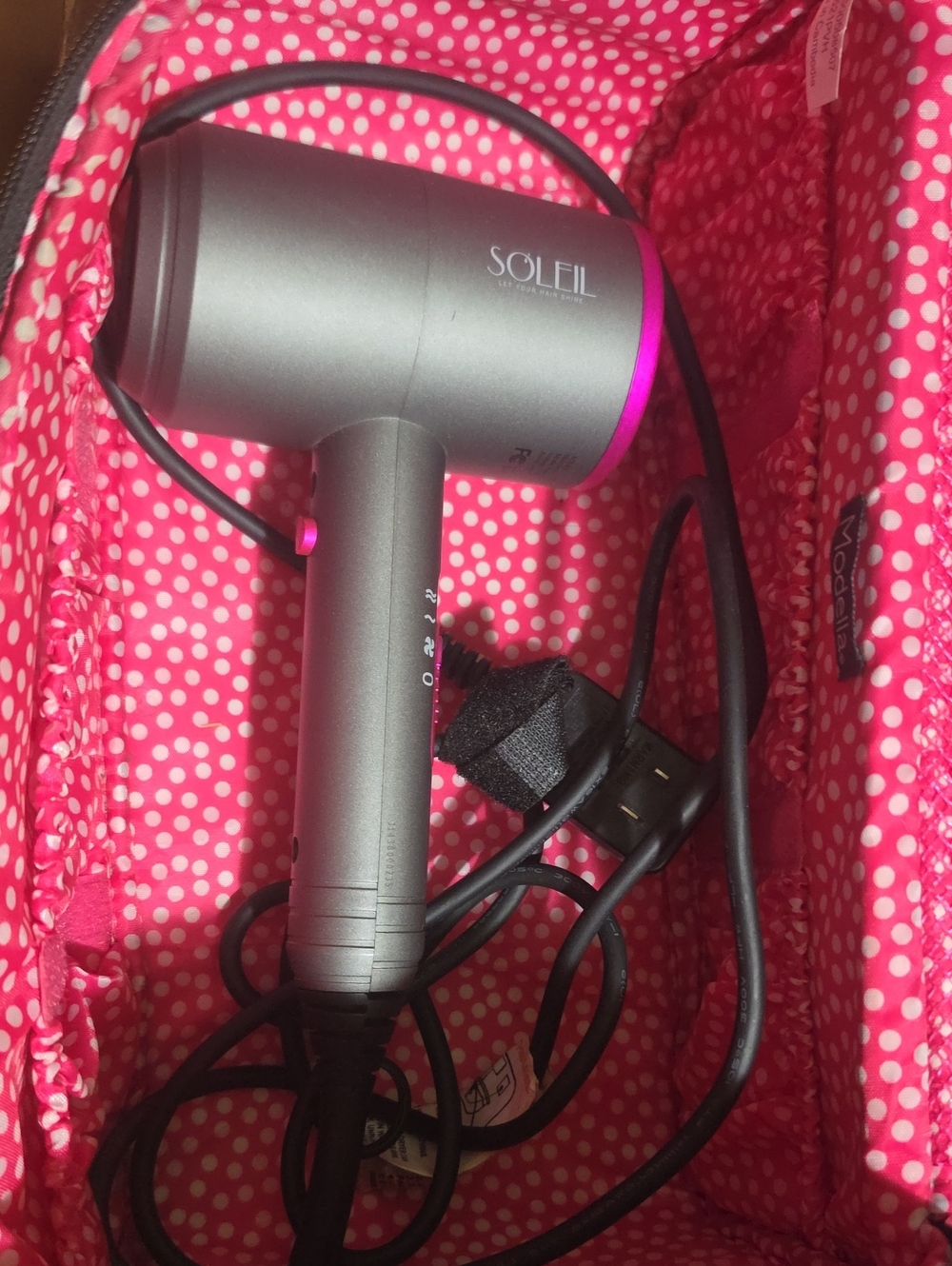 Soleil Hair Dryer And Bag